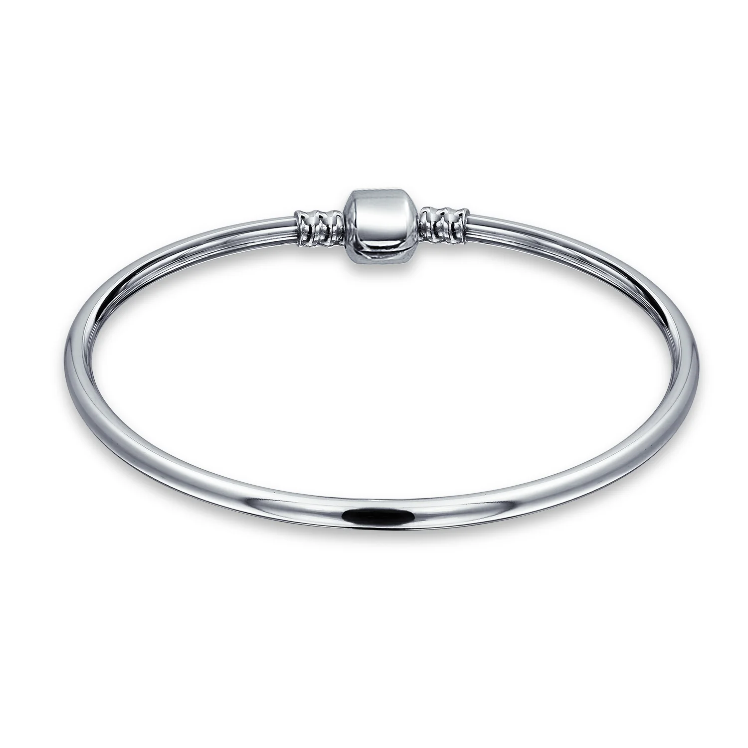 Heavy Sterling Silver Figaro ID Bracelet